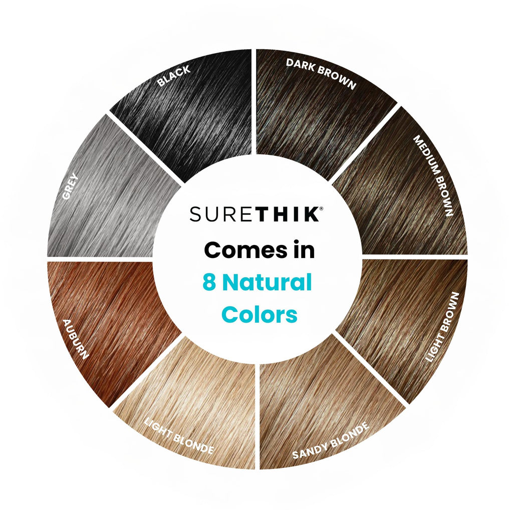 SureThik Hair Thickening Fibers Auburn – Lightweight Volume & All-Day Hold