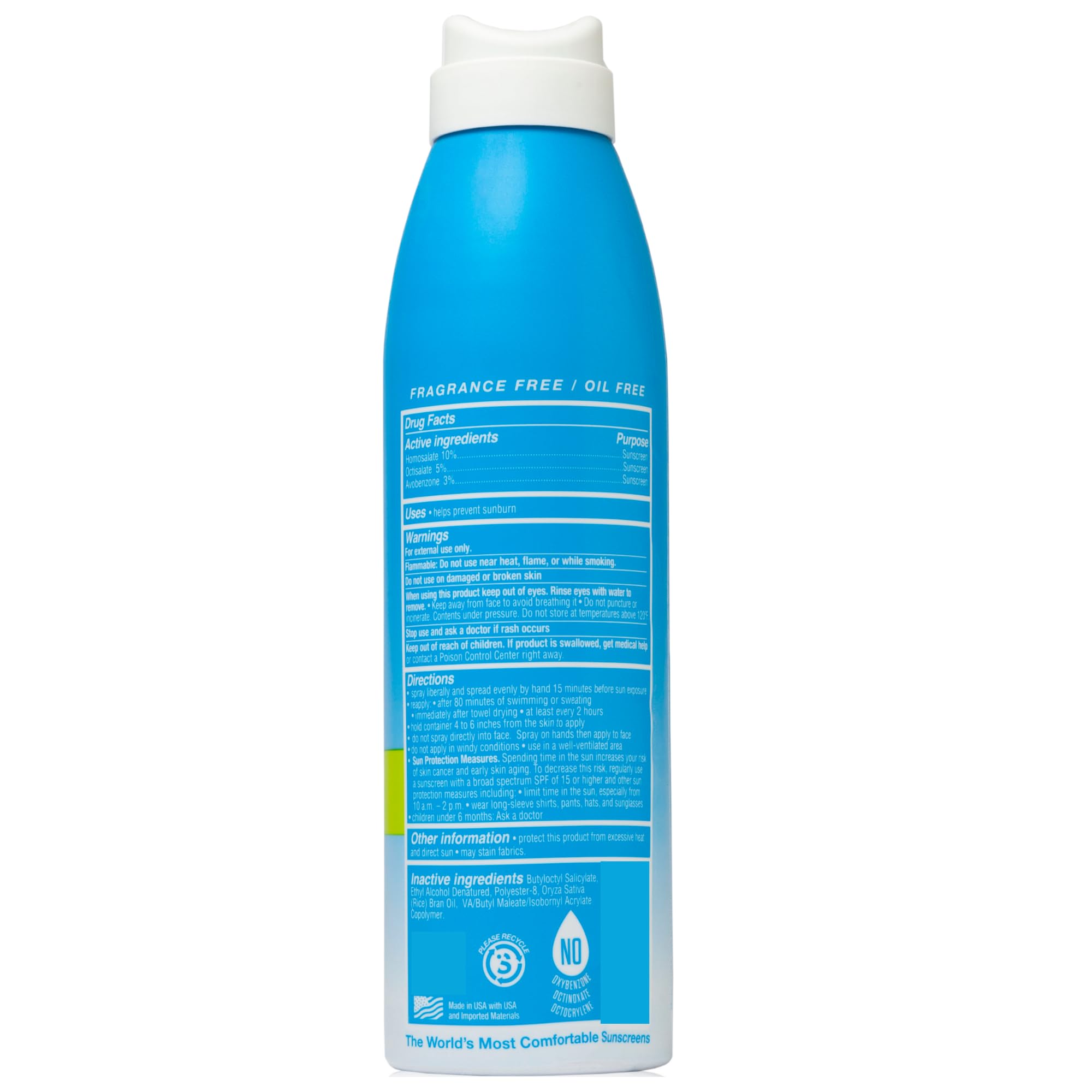 Surface Dry Touch Spray Sunscreen SPF 50 (3-Pack) 6oz – Water-Resistant, Fast-Drying Broad Spectrum