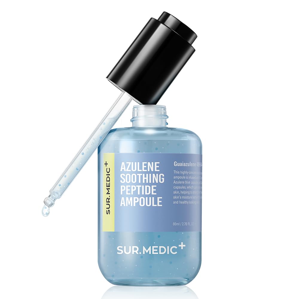 SUR.MEDIC+ AZULENE Moisturizing Soothing Ampoule | Hydrating Calming Facial Serum 80ml