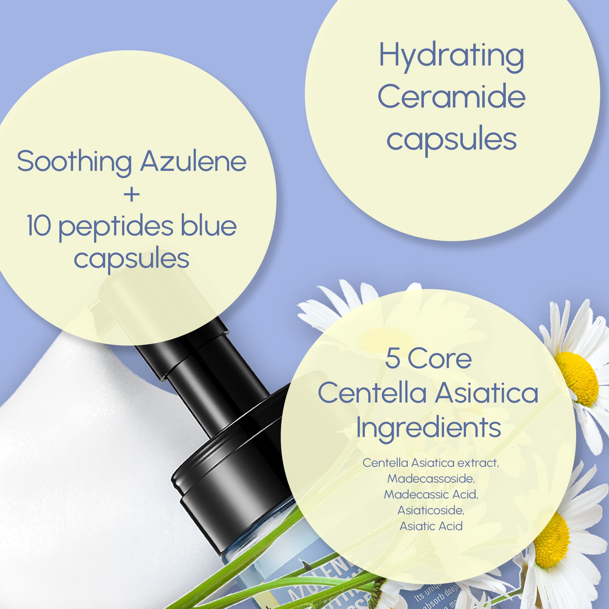 SURMEDIC+ Azulene Moisturizing Mousse Toner – Hydrating, Calming Bubble Toner for Sensitive Skin | 3.71 oz / 110 ml