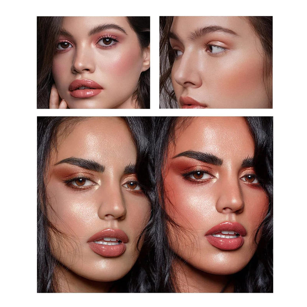 SURORAIN 12 Colors Blush Palette – Long-Wearing Matte Cream Blush for Cheeks & Eyes