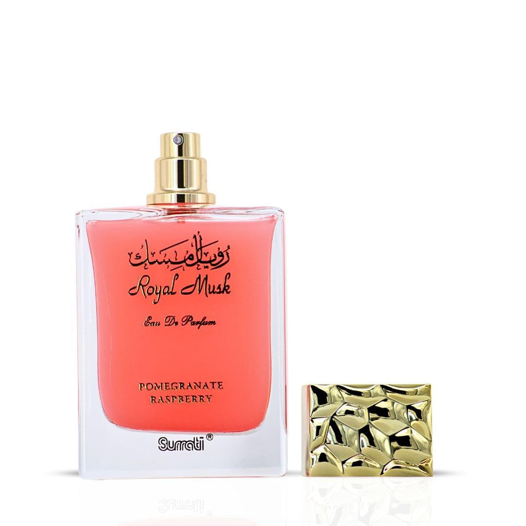 Surrati Royal Musk Pomegranate Raspberry EDP for Women – 100 ml | Long-Lasting Arabian Perfume