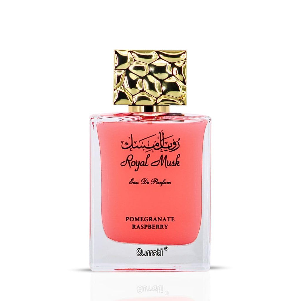 Surrati Royal Musk Pomegranate Raspberry EDP for Women – 100 ml | Long-Lasting Arabian Perfume
