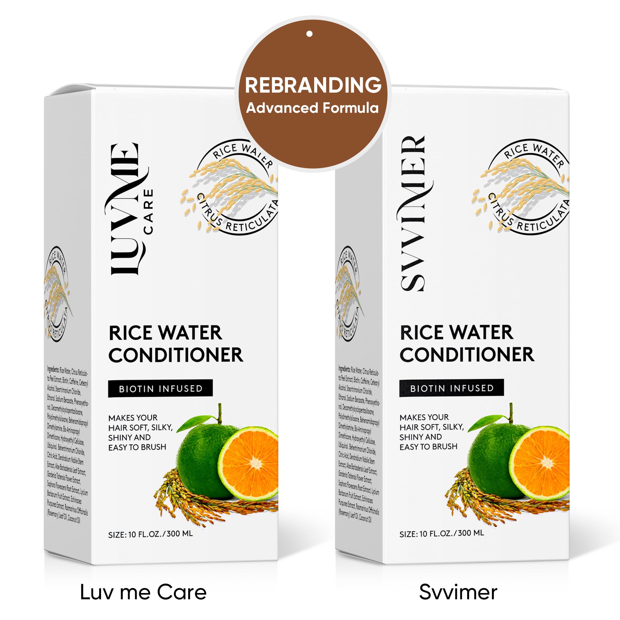Svvimer Rice Water Hair Growth Conditioner – Thickening Biotin Formula, Sulfate-Free, 10 oz