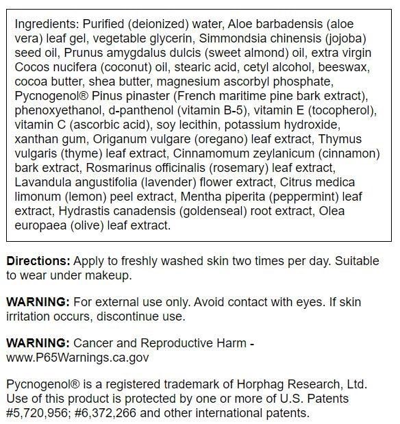 Swanson Pycnogenol Wrinkle Cream 2 fl oz – Paraben & SLS Free, GMP-Certified