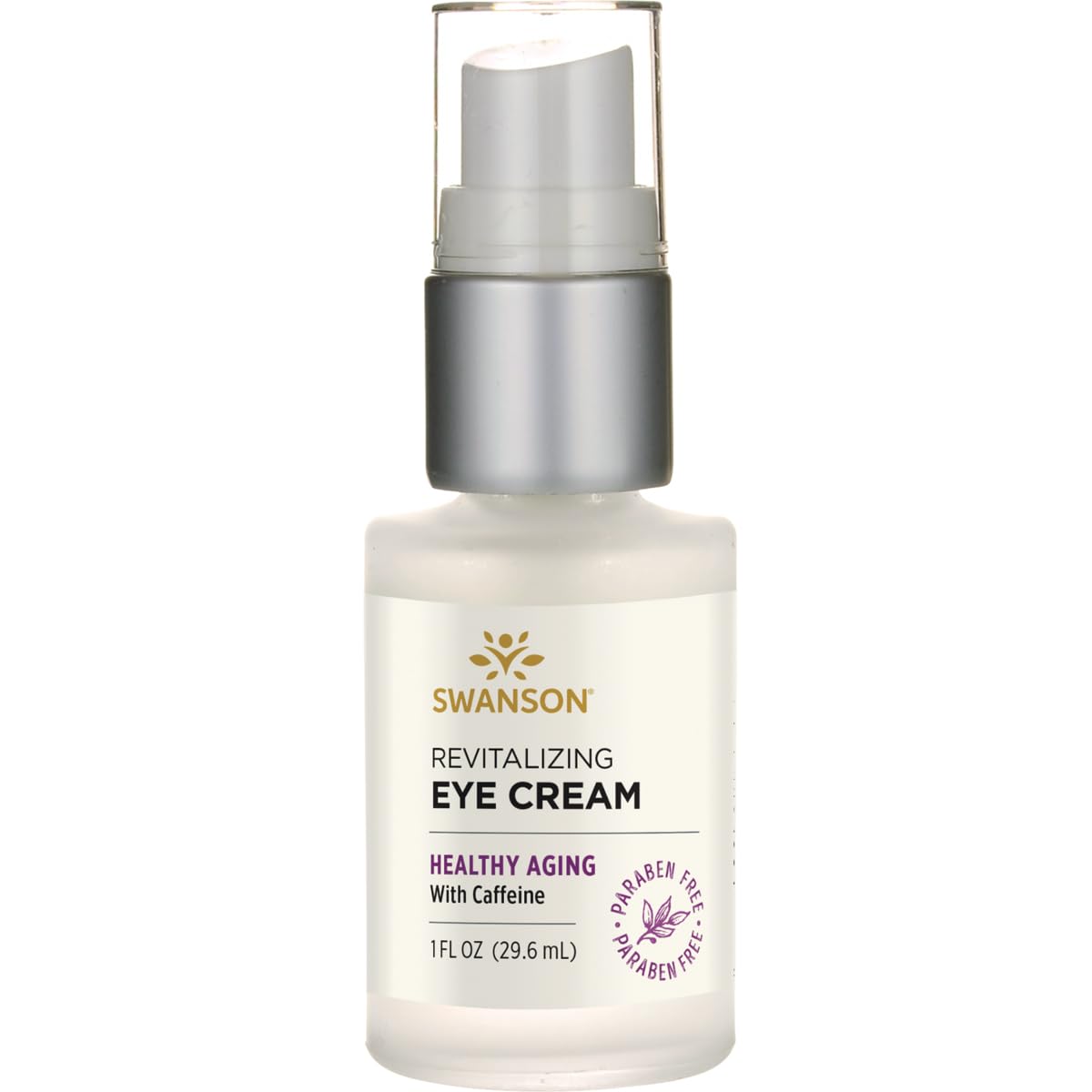 Swanson Revitalizing Eye Cream with Caffeine – Paraben-Free, 1 fl oz
