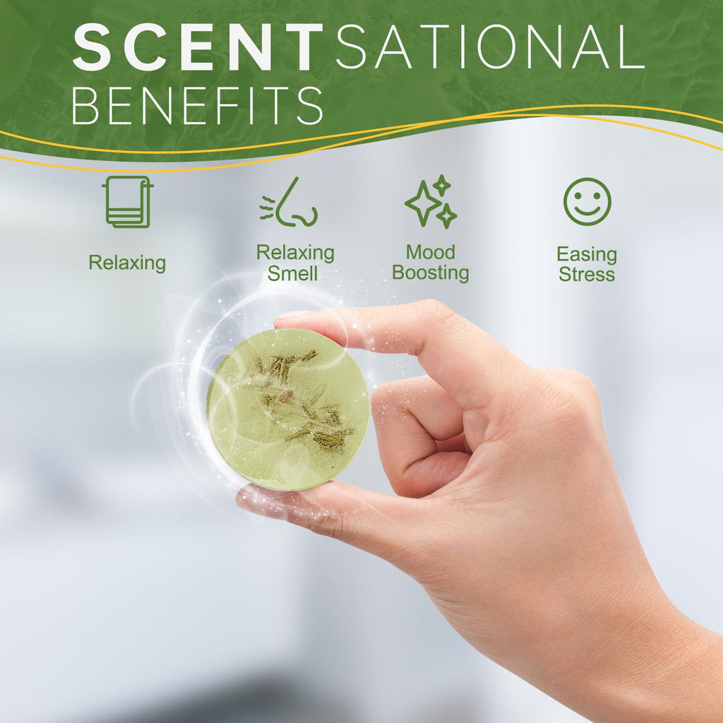 SWCANDY Shower Steamers Aromatherapy – Lemon Mint (8 pcs) Gift for Women