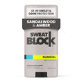 SweatBlock Clinical Strength Deodorant & Antiperspirant – Sandalwood & Amber, 48-Hour Protection