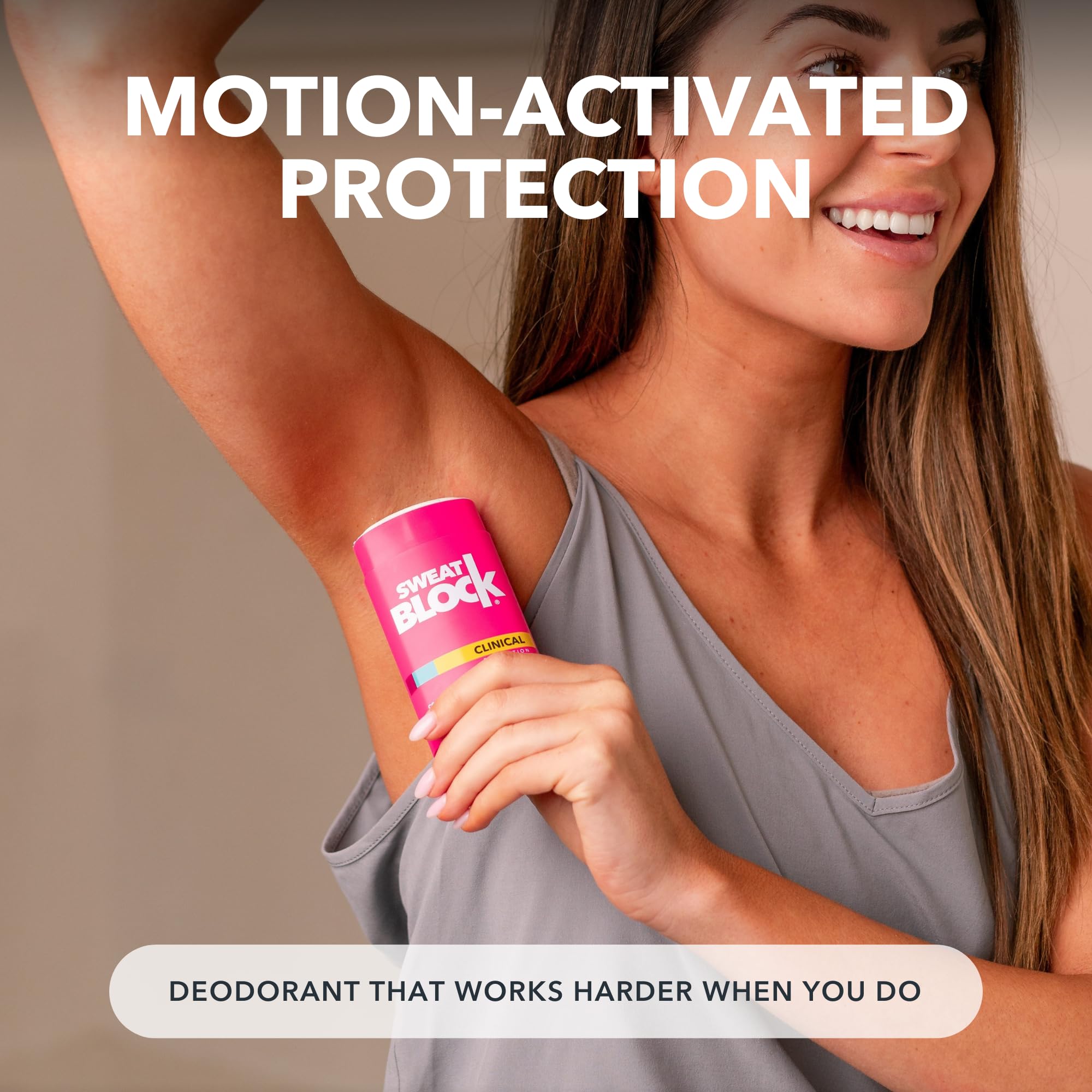 SweatBlock Clinical Strength Deodorant for Women – Coconut & Vanilla, 48-Hour Sweat & Odor Protection