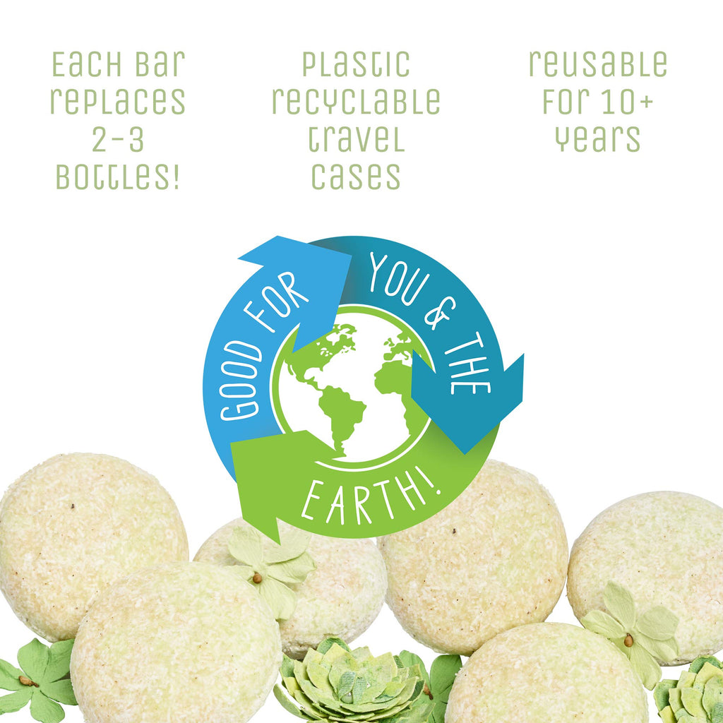 Sweet & Sassy 3 Conditioner Bars – Made in USA, All-Natural, Plastic Free, Color-Safe Coconut Lime