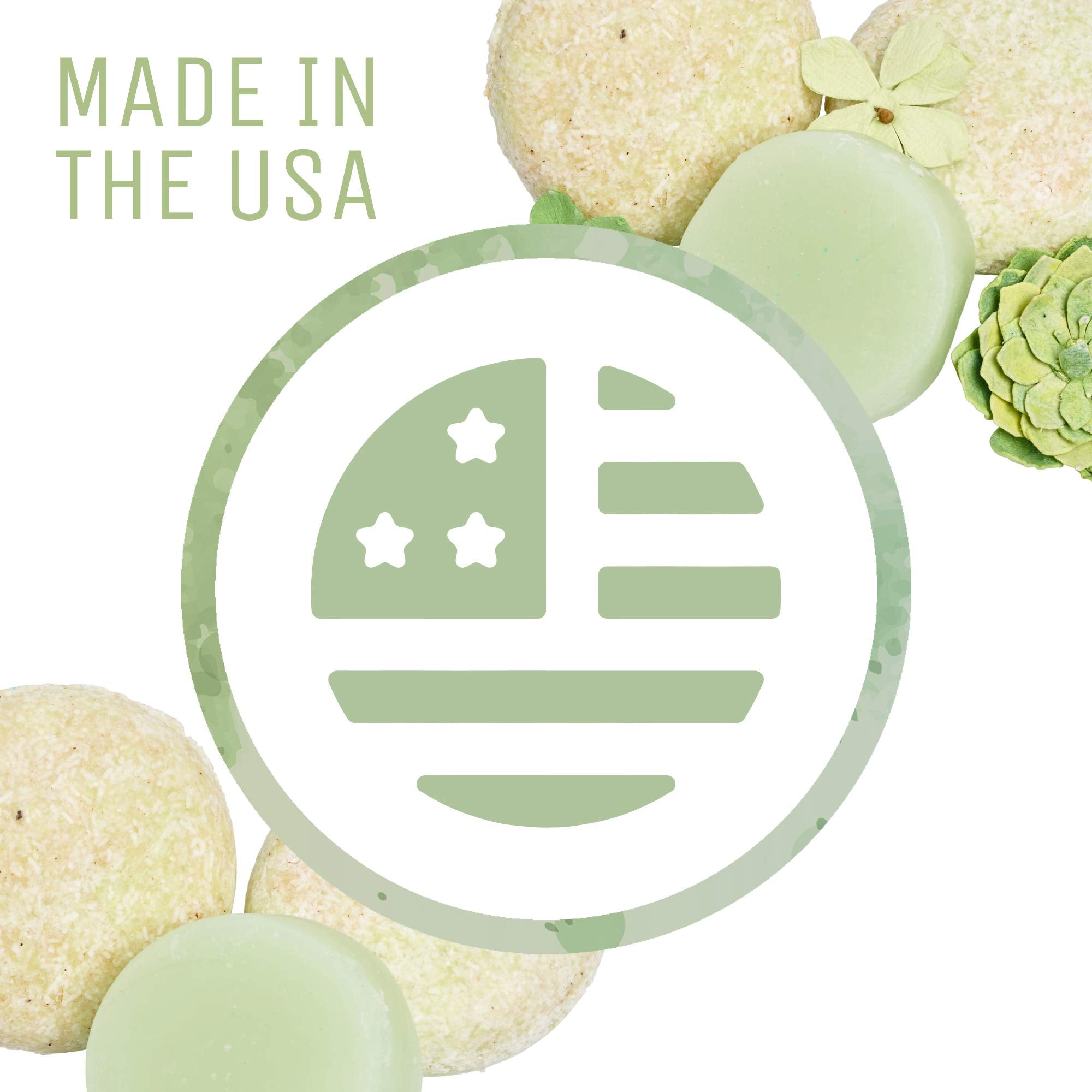 Sweet & Sassy 3 Conditioner Bars – Made in USA, All-Natural, Plastic Free, Color-Safe Coconut Lime