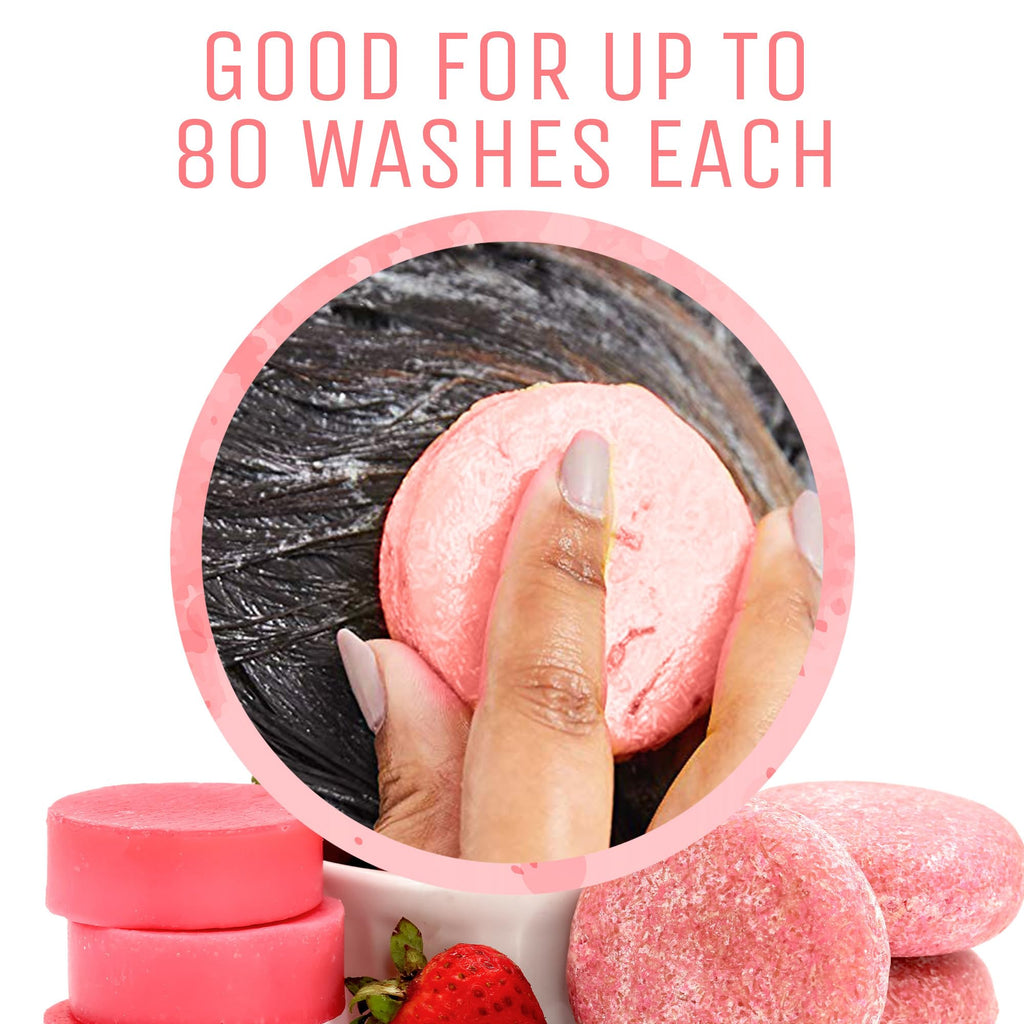 Sweet & Sassy 3 Shampoo Bars — All-Natural, SLS-Free, Plastic-Free, Made in USA