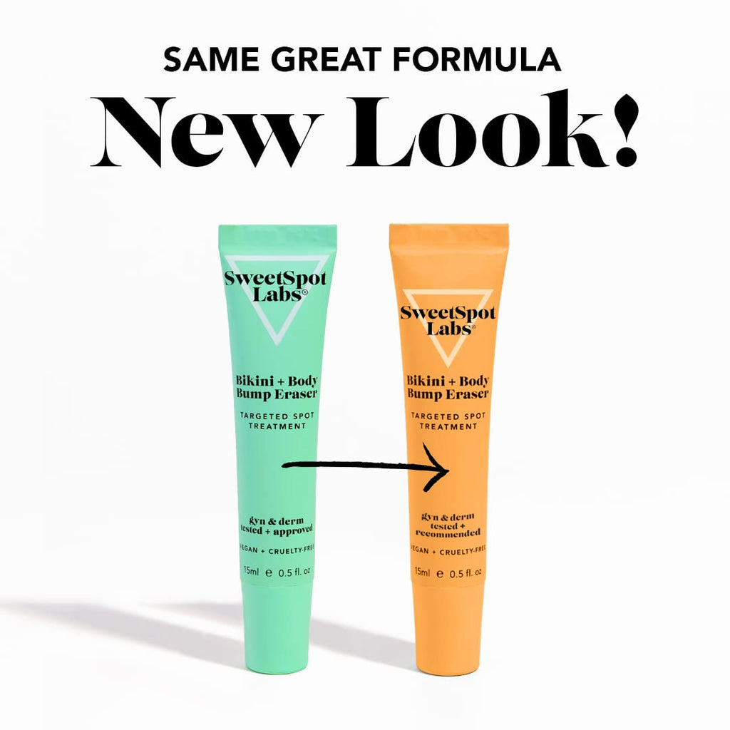 SweetSpot Labs Bikini & Body Bump Eraser – Pack of 2 x 0.5oz | Niacinamide & Bentonite Clay