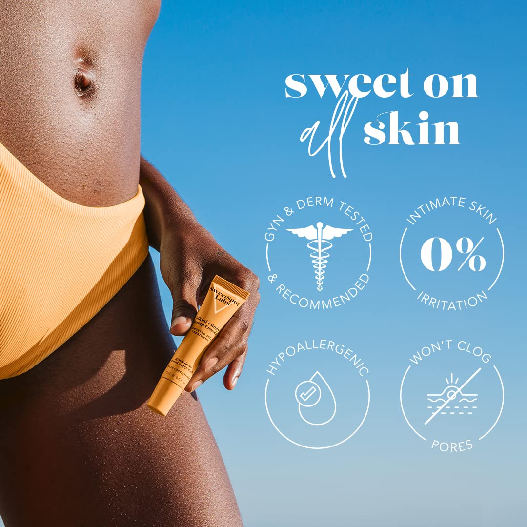 SweetSpot Labs Bikini & Body Bump Eraser – Pack of 2 x 0.5oz | Niacinamide & Bentonite Clay