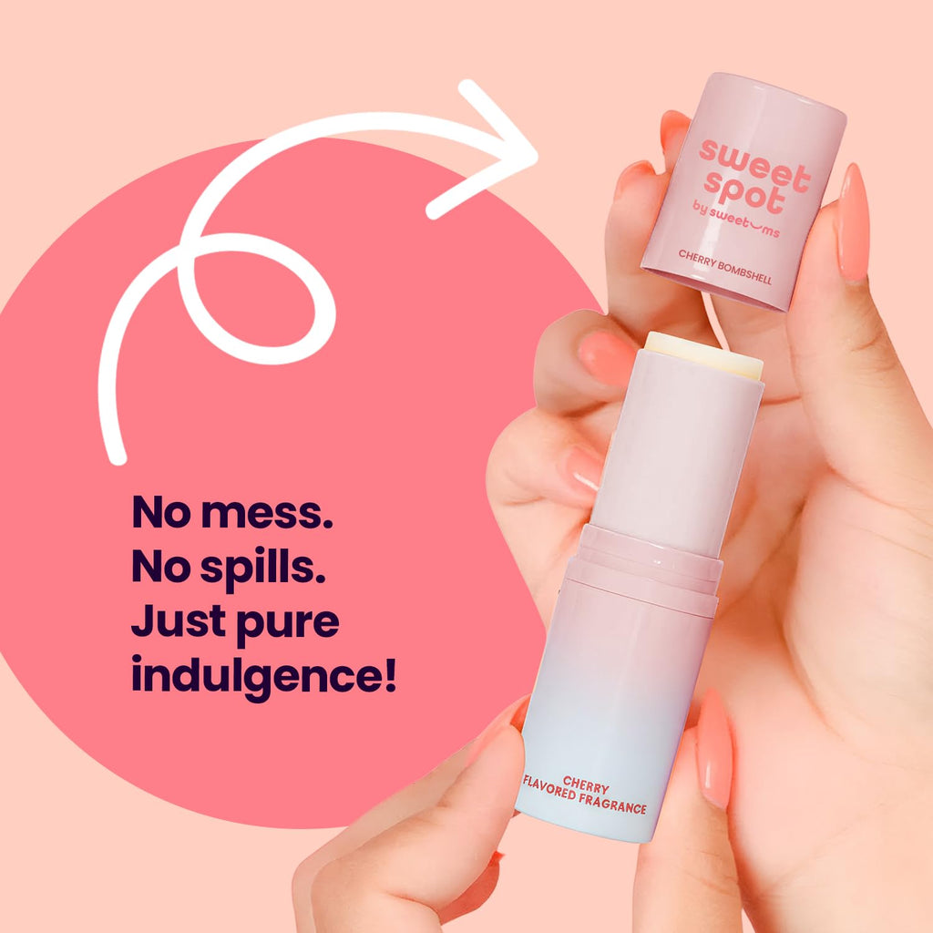 SweetSpot Cherry Solid Perfume Stick | Travel-Ready Fragrance by Sweetums