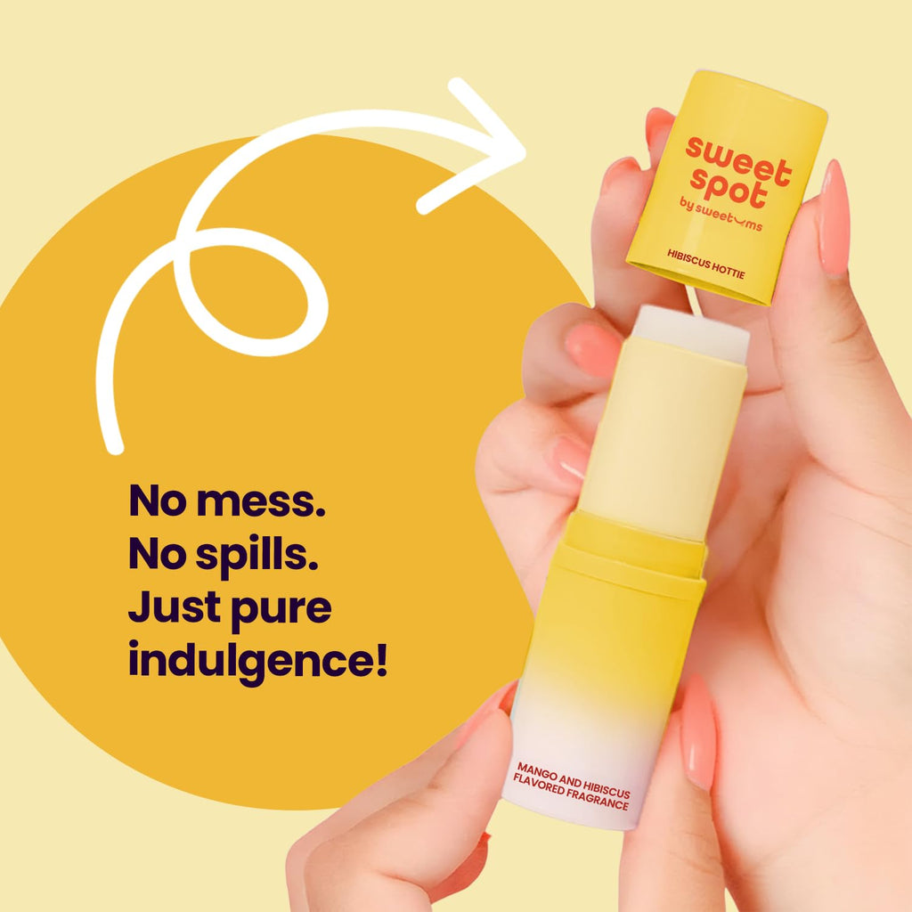 SweetSpot Mango Hibiscus Solid Perfume Stick | Portable, Long-Lasting Fragrance by Sweetums