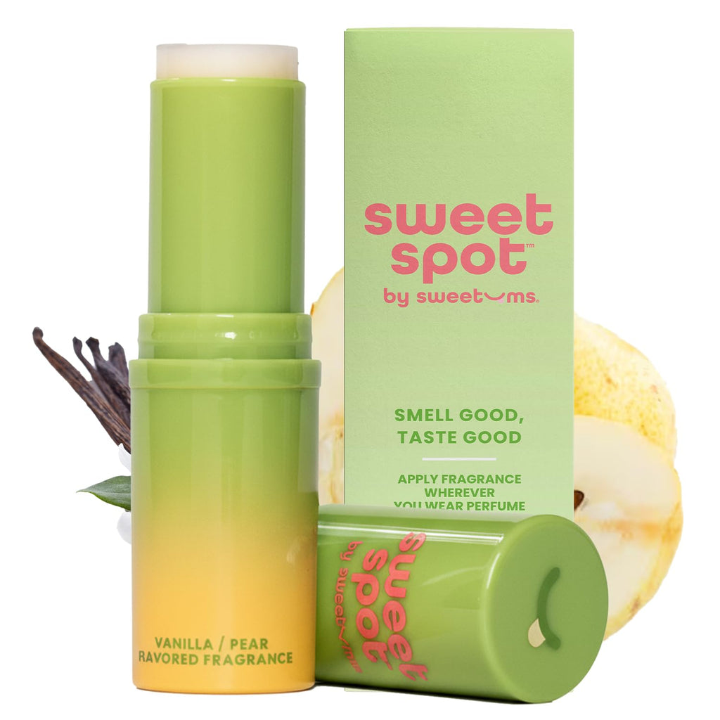 SweetSpot Vanilla Pear Solid Perfume Stick | Travel Fragrance by Sweetums