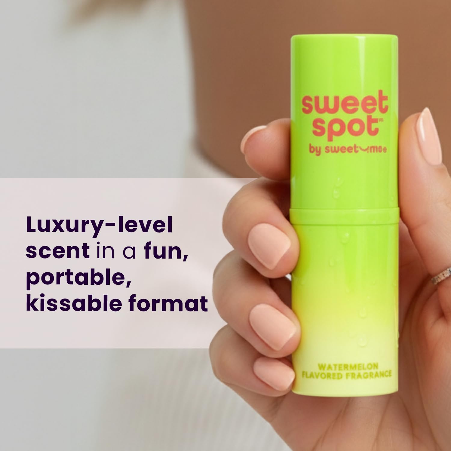 SweetSpot Watermelon Solid Perfume Stick – Travel-Friendly Fragrance by Sweetums