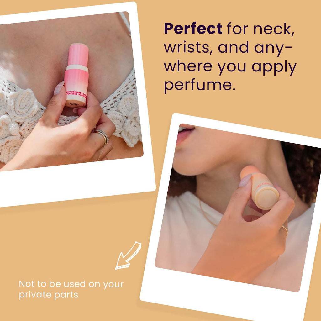 Sweetums SweetSpot Flavored Solid Perfume Stick – Brown Sugar Vanilla | Travel-Friendly, Long-Lasting Fragrance