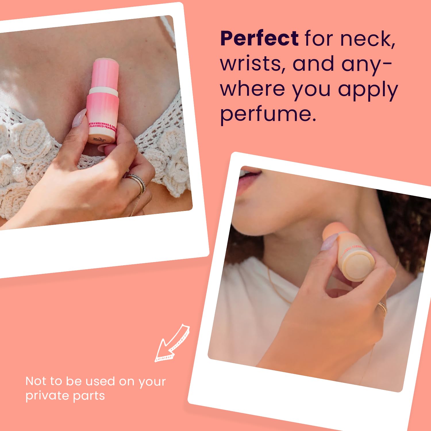 SweetSpot Vanilla Pear Solid Perfume Stick | Travel Fragrance by Sweetums