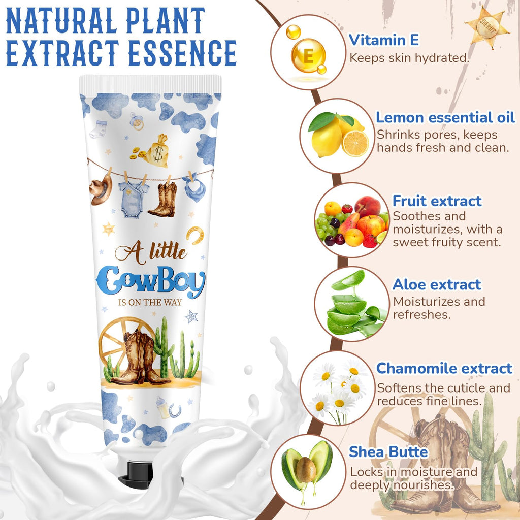Swiffen 48-Piece Cowboy Hand Cream Gift Set for Baby Shower & Travel