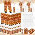 Swiffen 48 Sets 192 Pcs Fall Thanksgiving Baby Shower Gifts Bulk – Pumpkin Hand Cream & Lip Balm Favors