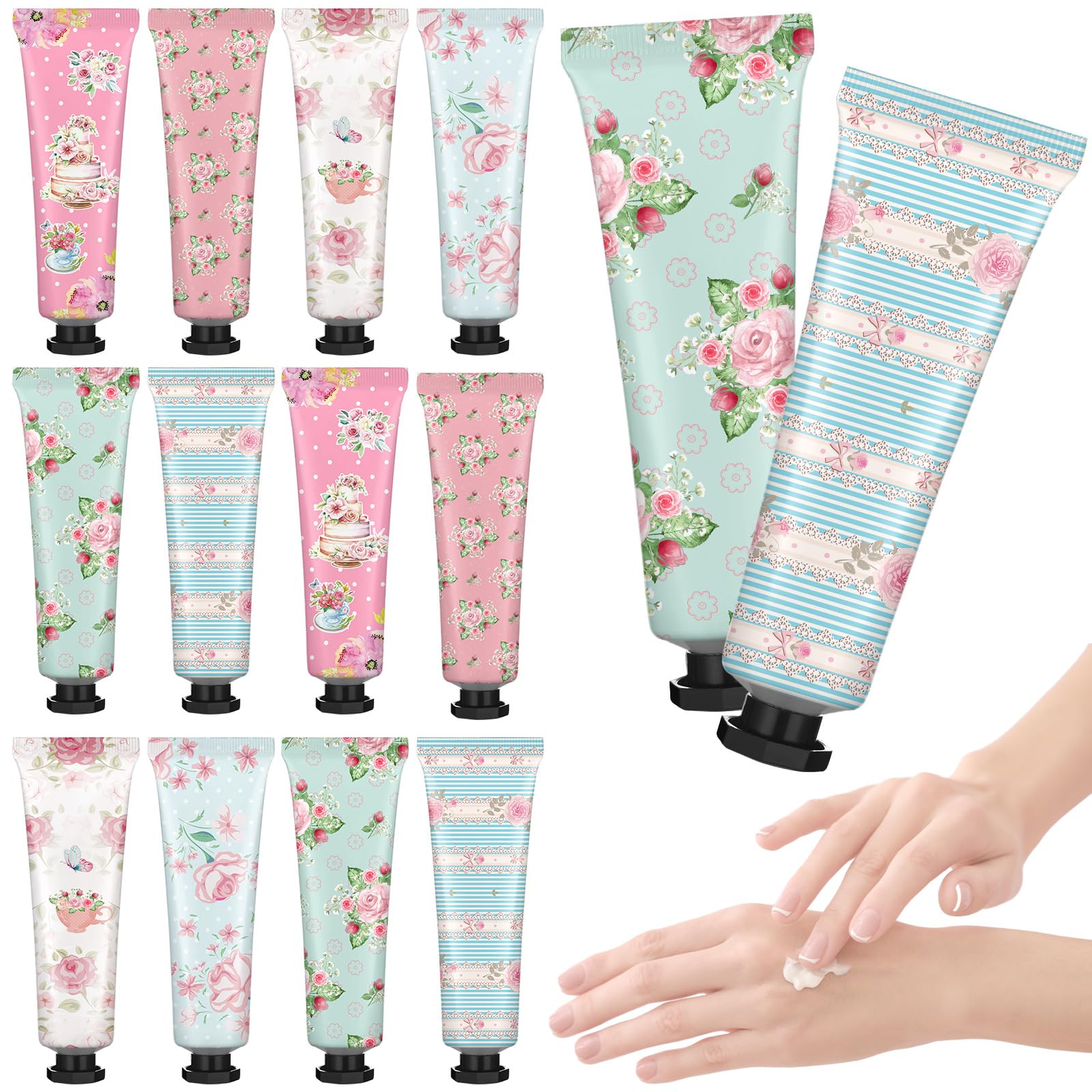 Swiffen Tea Party Hand Cream Gift Set – Wonderland Floral 12×30ml