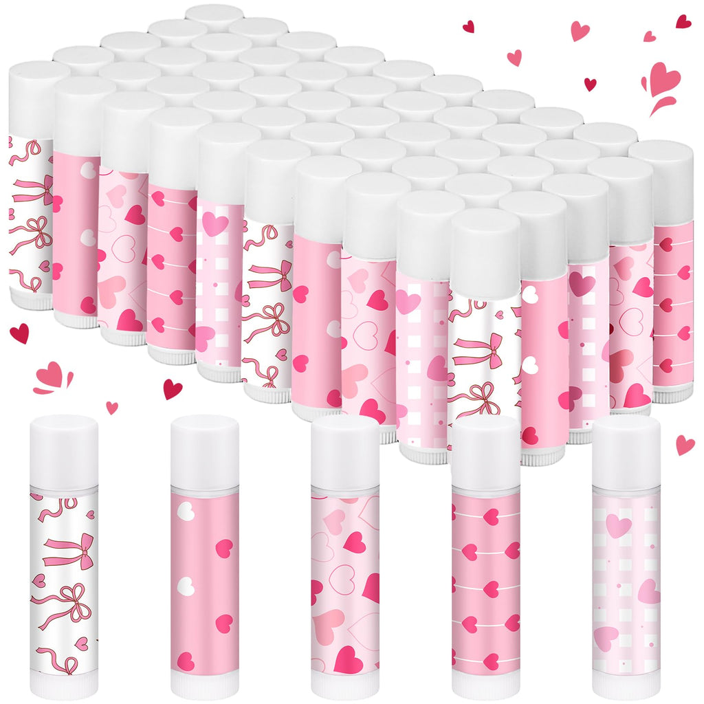 Swiffen 50-Pack Valentine's Lip Balms Gifts Bulk | Galentine's Day Party Favors