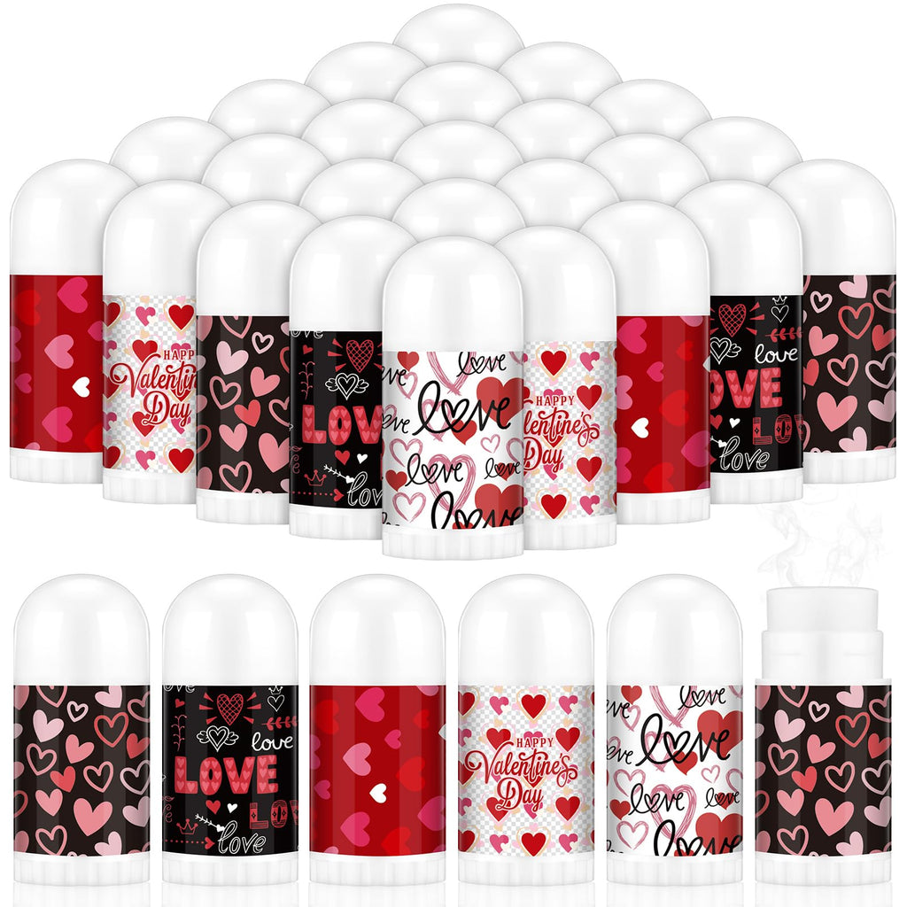 Swiffen 50-Pack Valentine's Mini Lip Balms Gifts Bulk for Galentine's Day