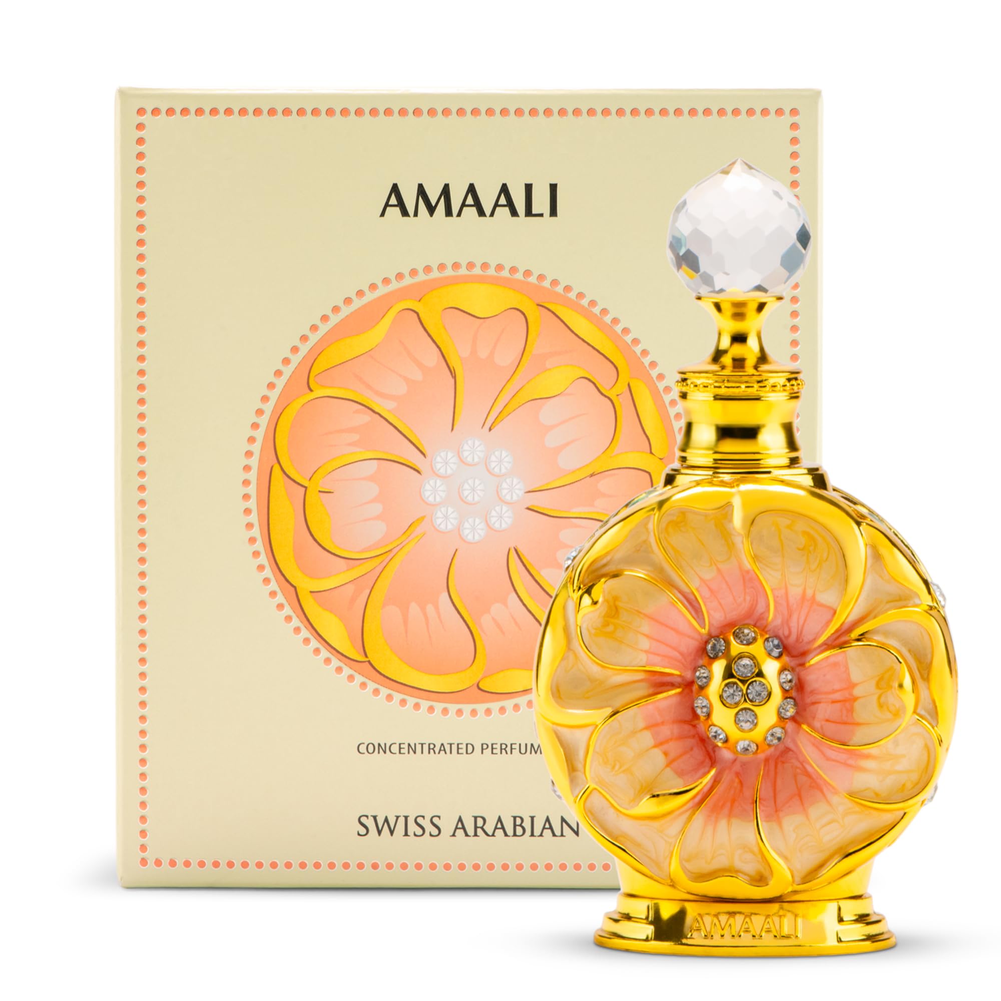 Swiss Arabian Amaali – Luxury Personal Perfume Oil (0.5 oz) | Long-Lasting Seductive Signature Aroma