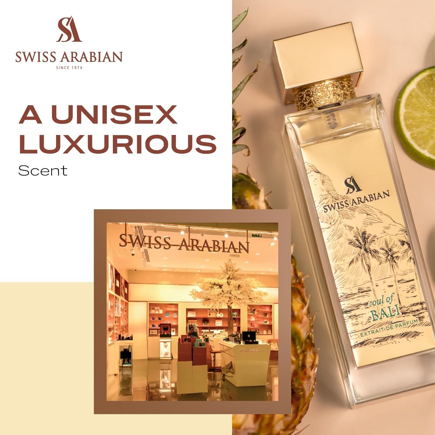 Swiss Arabian Soul of Bali Eau de Parfum 100ml | Unisex Fragrance