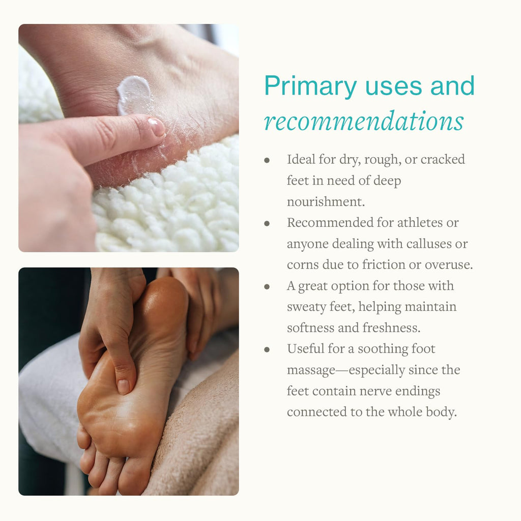 SwissJust Pedicream Foot Cream 3.4 Fl Oz – Nourishing Almond Oil for Dry, Cracked Feet