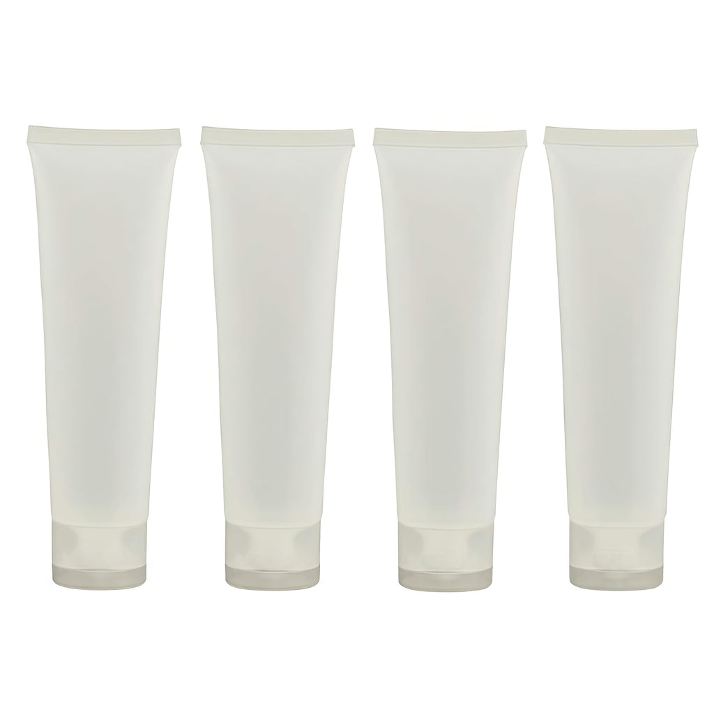 SYBL 20Pcs Clear Empty Refillable Tubes 100ml – Leak-Proof Squeezable Containers