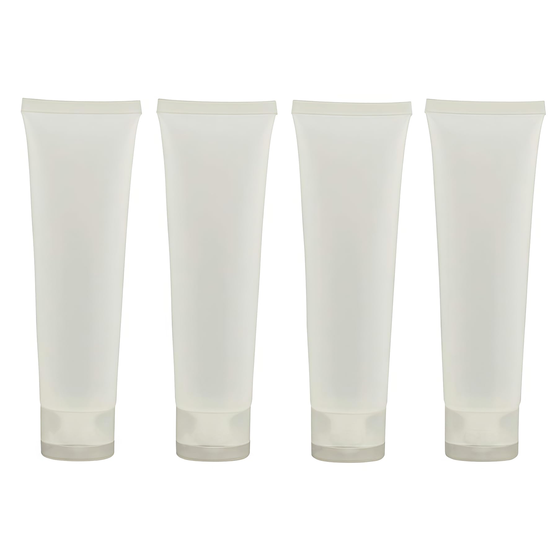 SYBL 20Pcs Clear Empty Refillable Tubes 100ml – Leak-Proof Squeezable Containers