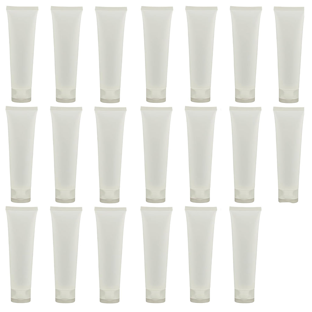 SYBL 20Pcs Clear Empty Refillable Tubes 100ml – Leak-Proof Squeezable Containers