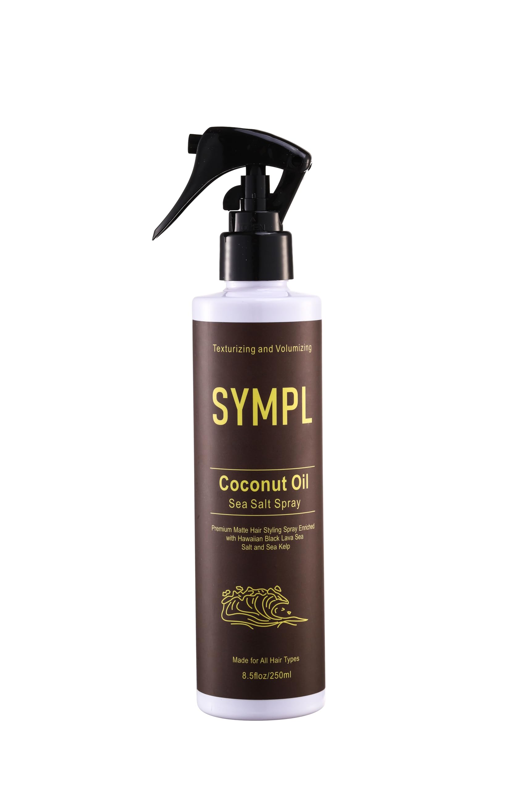 Sympl Sea Salt Spray with Coconut Oil | Beach Waves, Lightweight Mist, Volume & Soft Finish