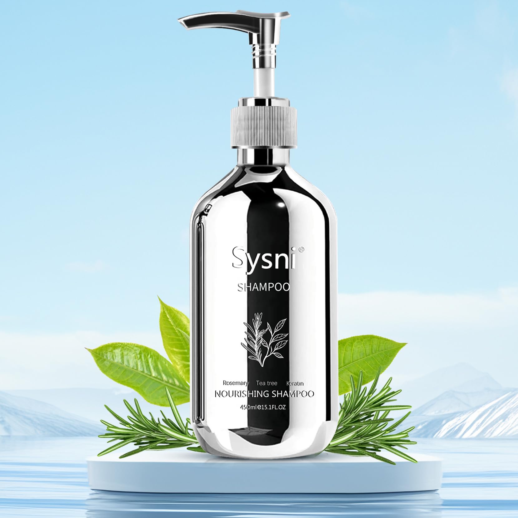 Sysni Rosemary Tea Tree Keratin Shampoo – Hydrating Cleansing for Men & Women