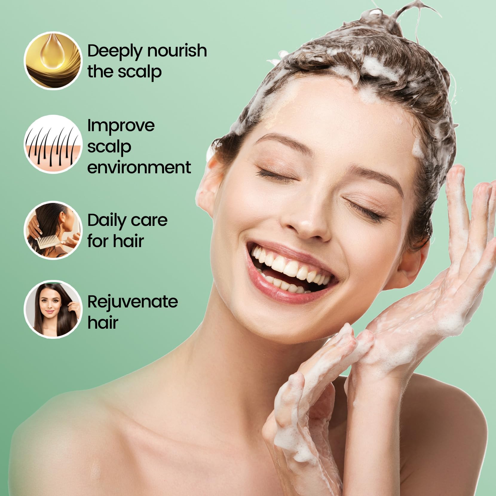 Sysni Rosemary Tea Tree Keratin Shampoo – Hydrating Cleansing for Men & Women