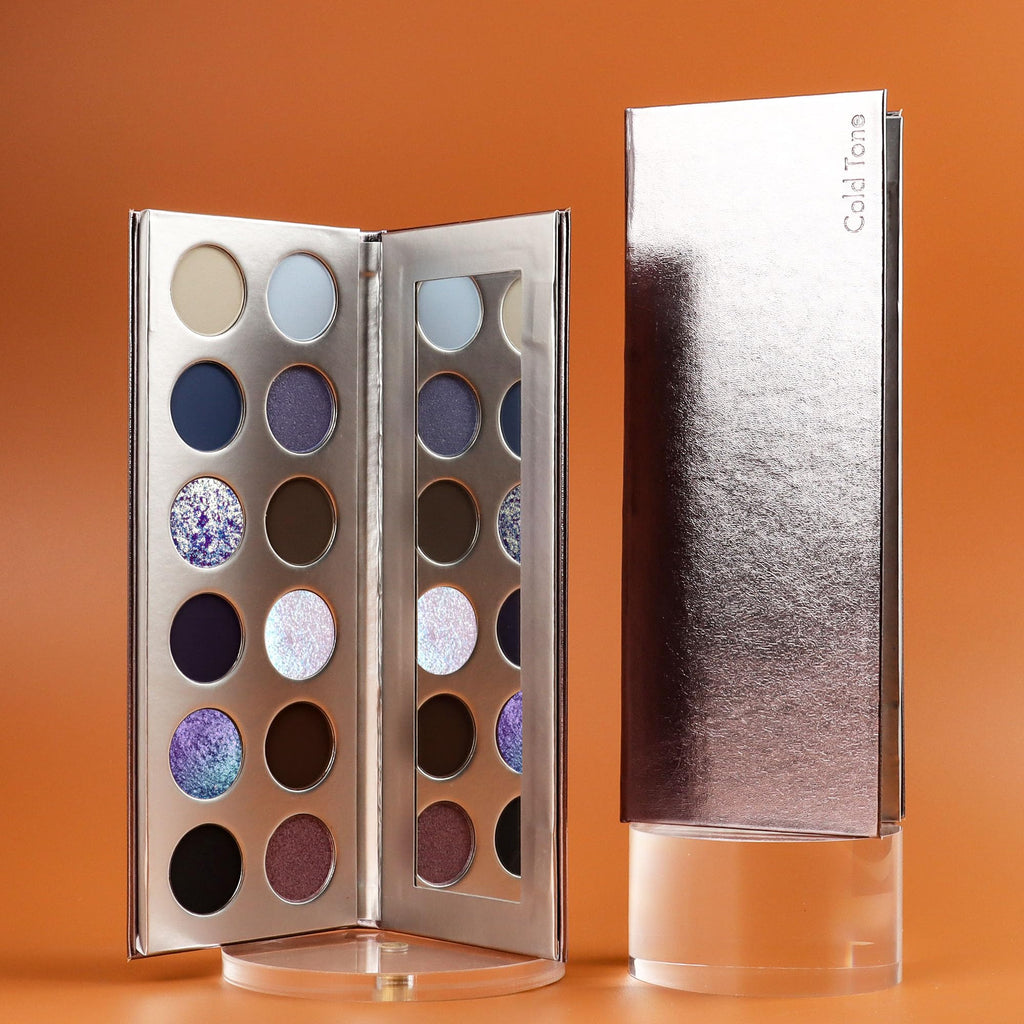 SZDYM Professional Super Shiny 12-Color Eyeshadow Palette | Multichrome, Duochrome & Matte, Vegan