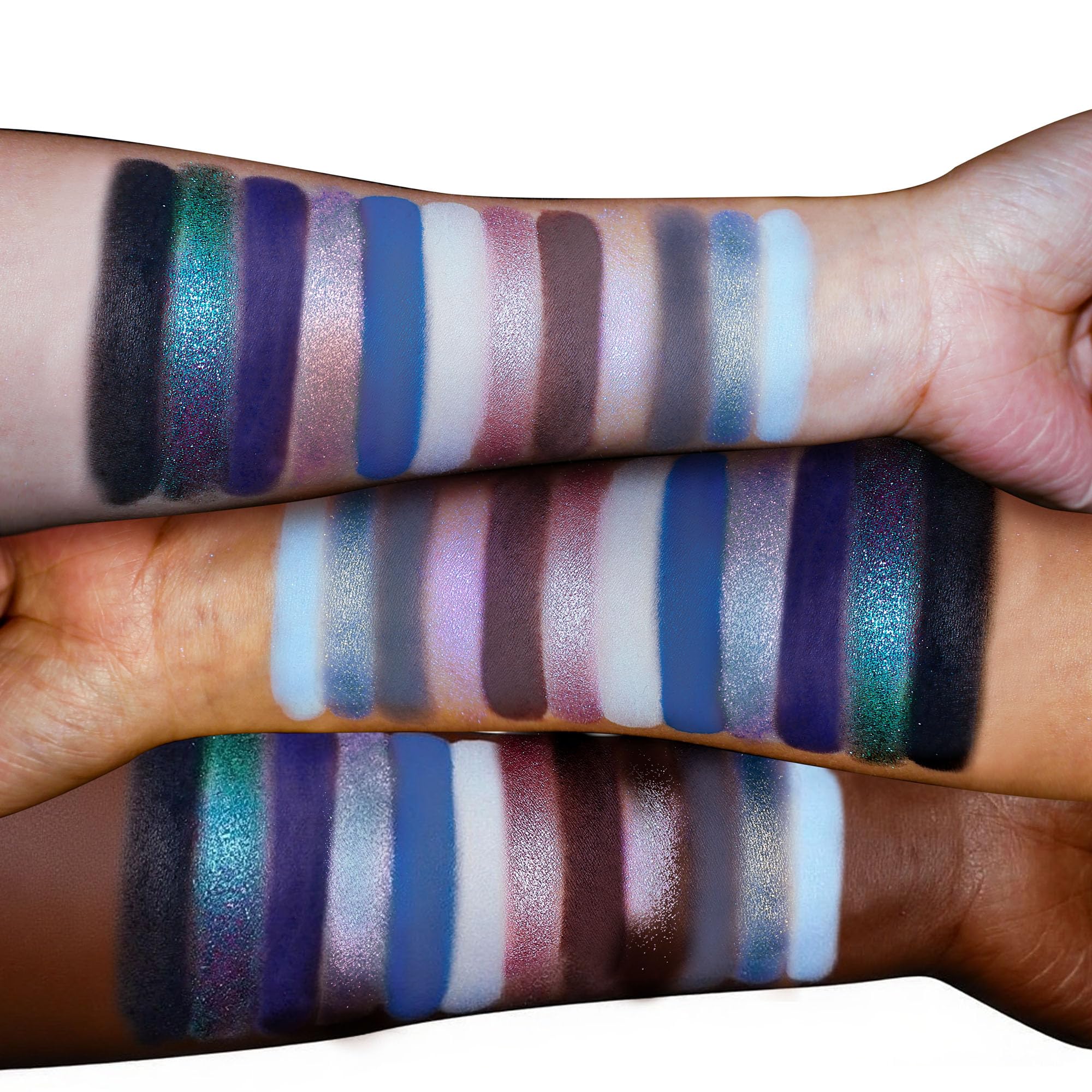 SZDYM Professional Super Shiny 12-Color Eyeshadow Palette | Multichrome, Duochrome & Matte, Vegan