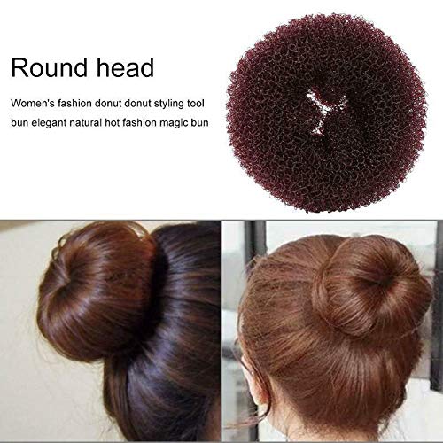 SZMWL Donut Hair Bun Maker – 18-Pack Kit in 3 Colors, 3 Sizes