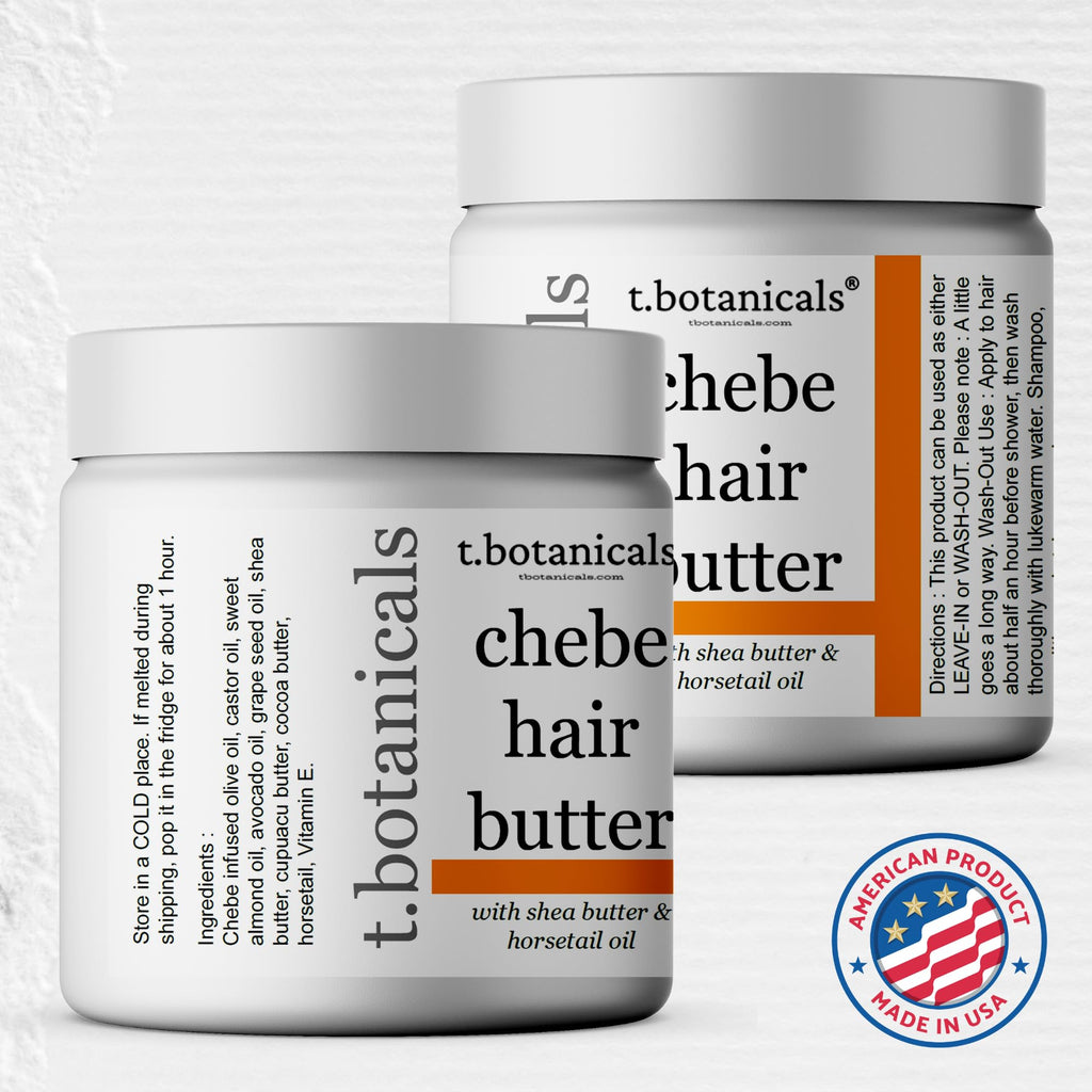 t.botanicals Chebe Hair Growth & Thickening Ayurvedic Butter with Horsetail