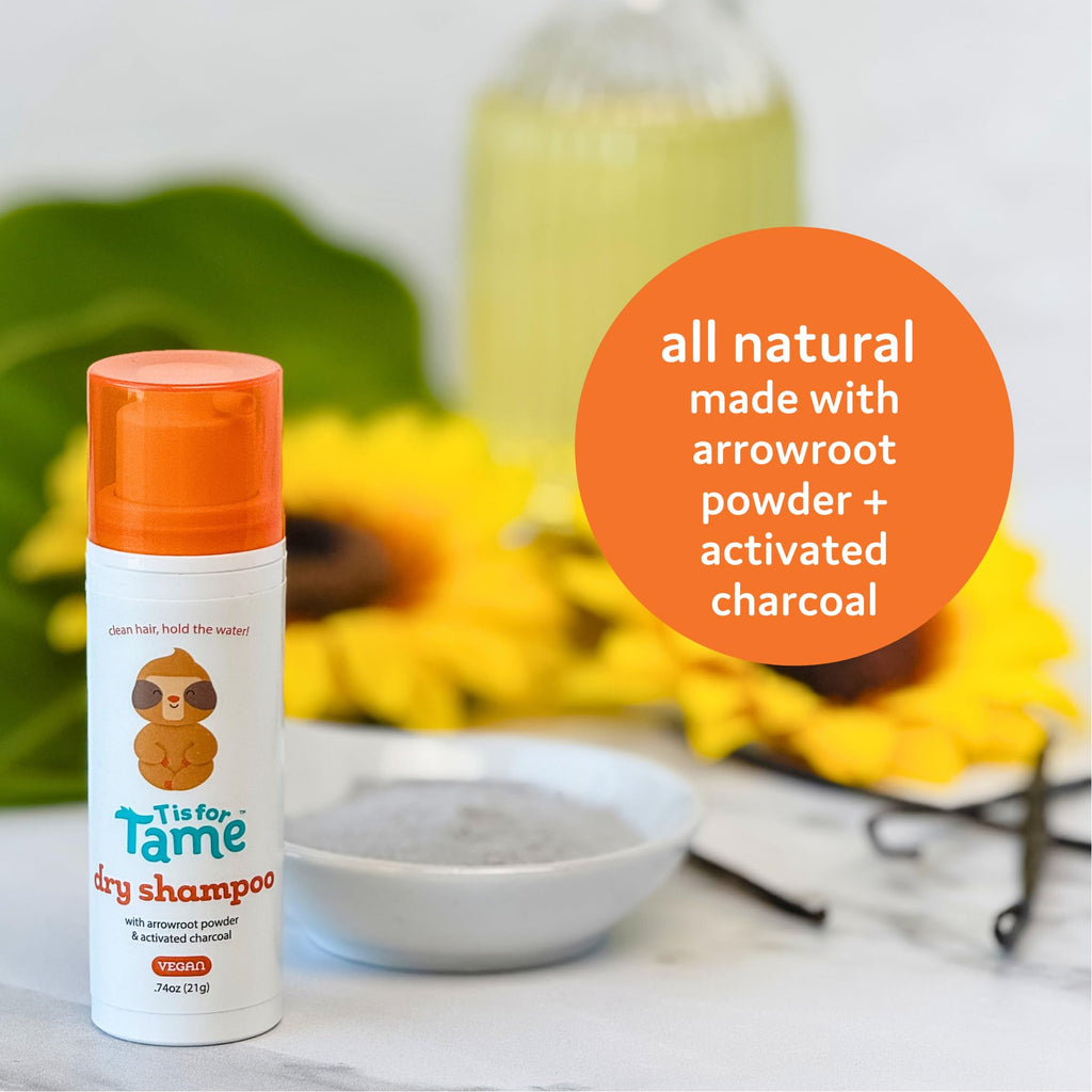 T is for Tame Dry Shampoo for Babies & Kids – Waterless, Non-Aerosol, Sensory Friendly (21 g)