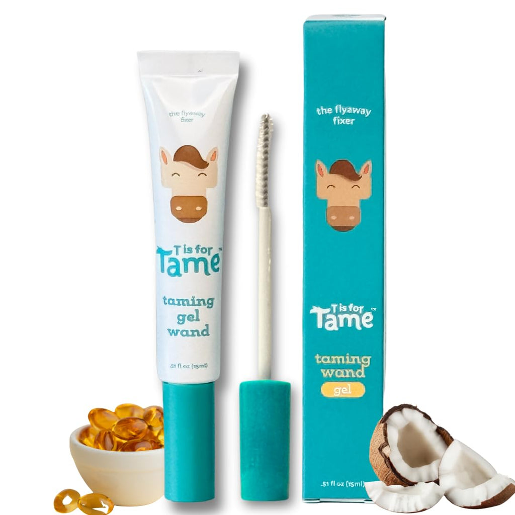 T is for Tame Taming Gel Wand – Natural Flyaway Tamer (0.5 oz) – Alcohol-Free, Vegan & Cruelty-Free