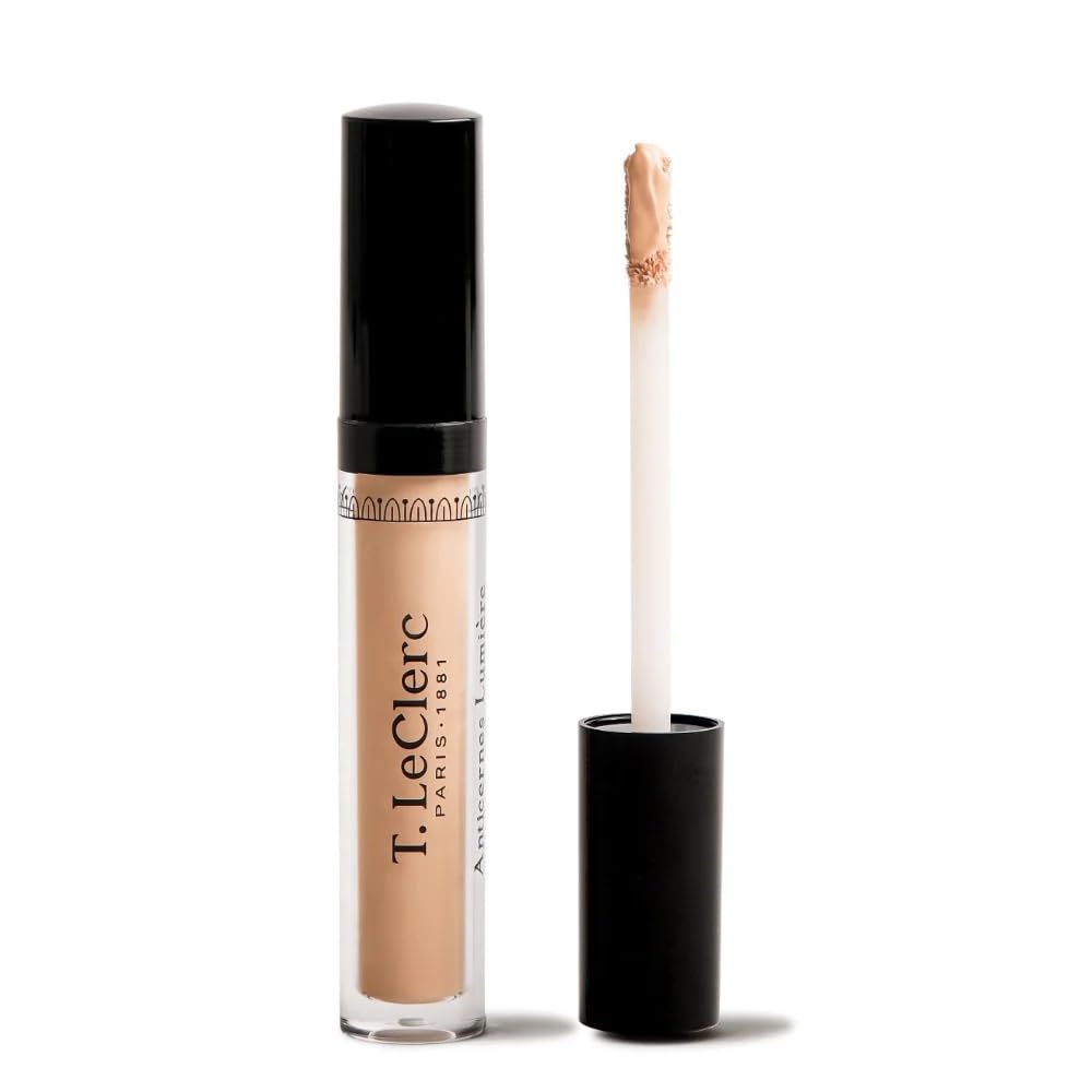 T. LeClerc Luminous Correcting Concealer | Hydrating 2-in-1 Brightening Formula with Cornflower Water | Beige-Rosé, 5ml