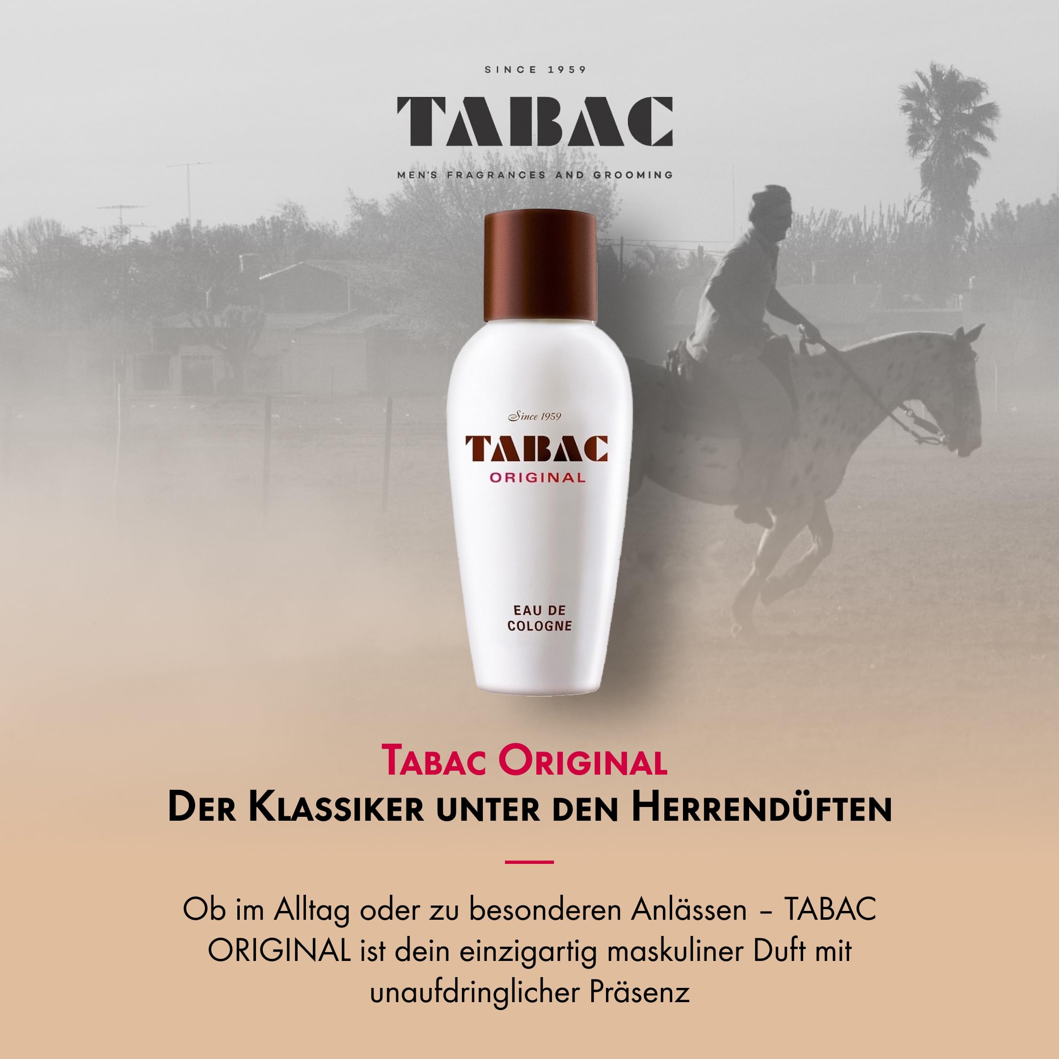 Tabac Original by Maurer & Wirtz – Eau de Cologne Splash 10.1 oz for Men