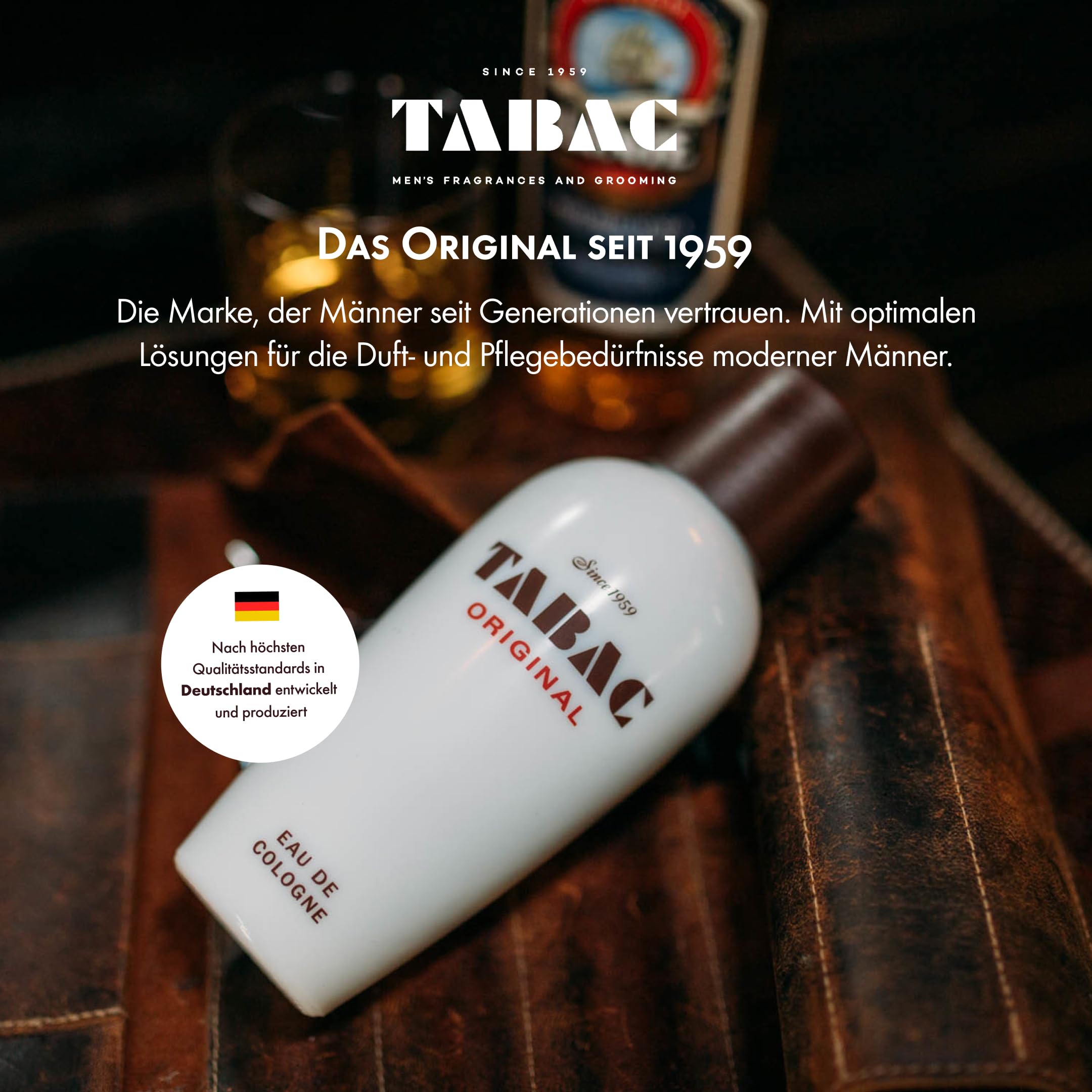 Tabac Original by Maurer & Wirtz – Eau de Cologne Splash 10.1 oz for Men
