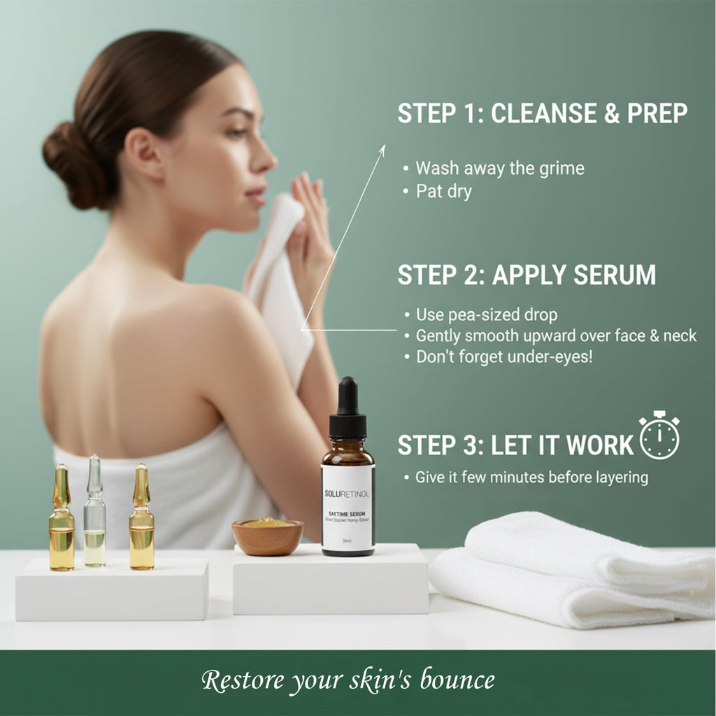 TACOHO Soluretinol Advanced Wrinkle Serum – Day & Night Renewal System