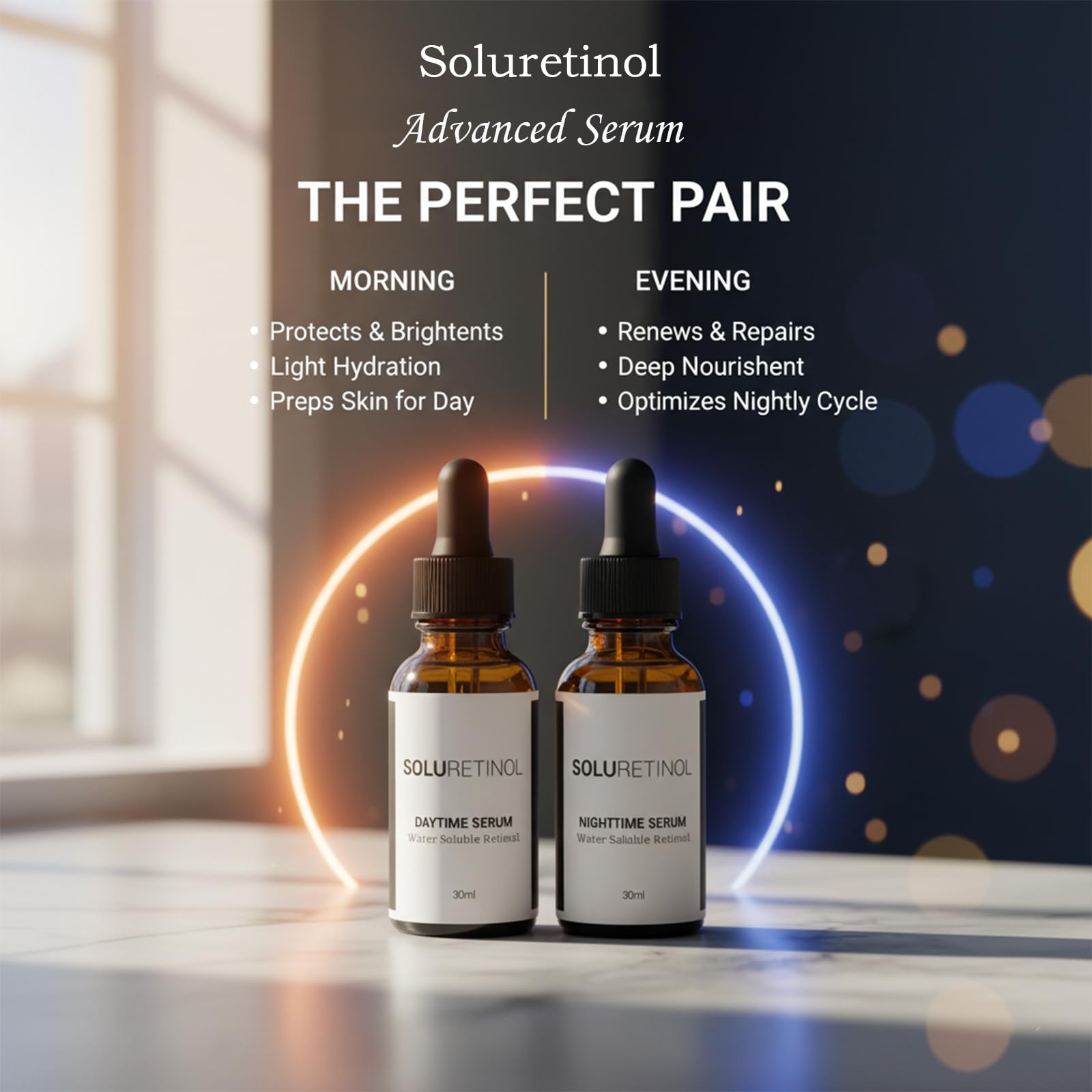 TACOHO Soluretinol Advanced Wrinkle Serum – Day & Night Renewal System