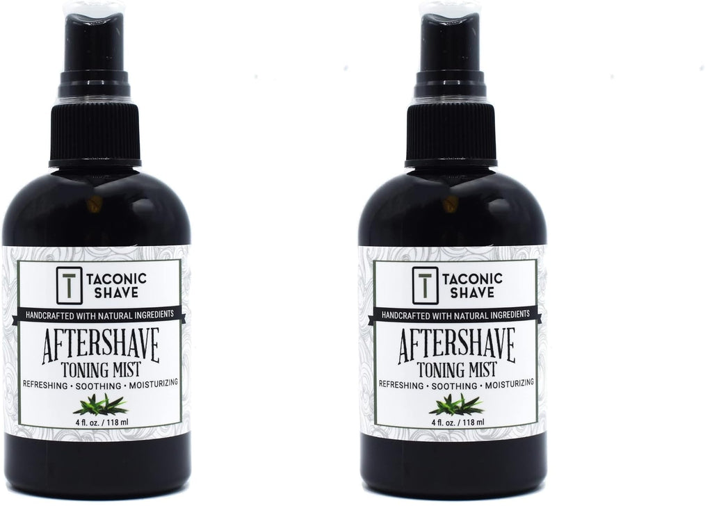 Taconic Shave All Natural Aftershave and Toning Mist - Alcohol Free - Soothes and Calms Skin (Pack of 2)